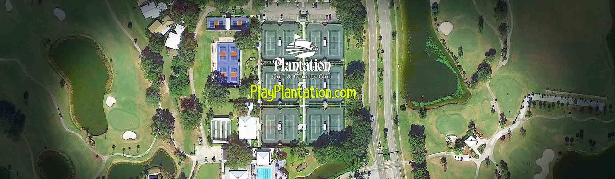 Map to Adult Tennis and Pickleball Lessons at Plantation Golf and Country Club, Venice, FL